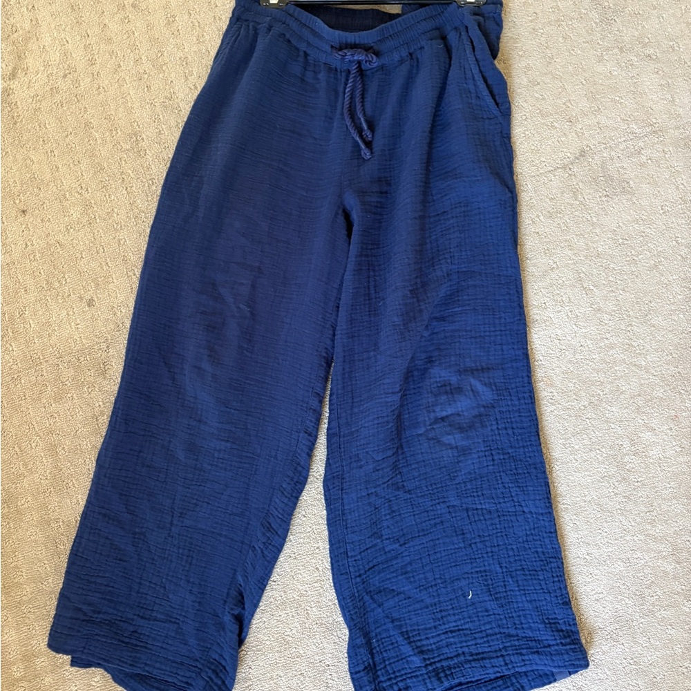 Tommy Bahama Navy Drawstring Pants